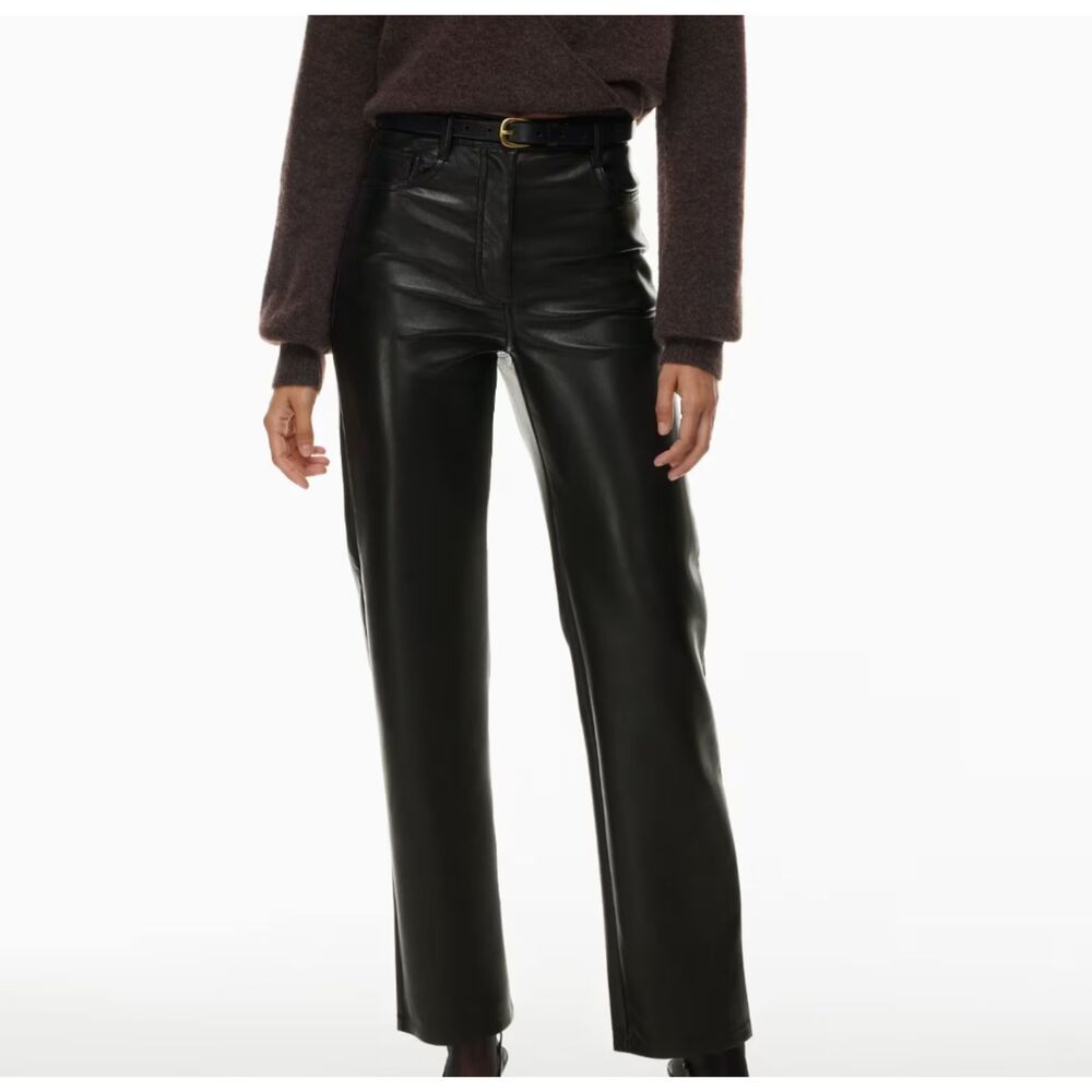 Wilfred Aritzia The Melina Pant Faux Leather Size 0